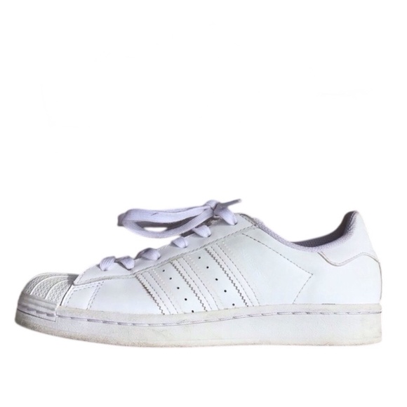 Adidas White Superstar Shoes - Picture 1 of 10